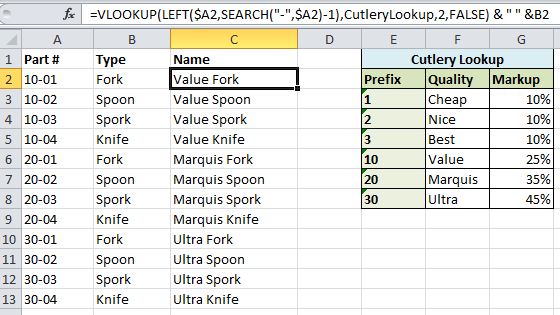 lookup formula with calculated number lookup formula with calculated number