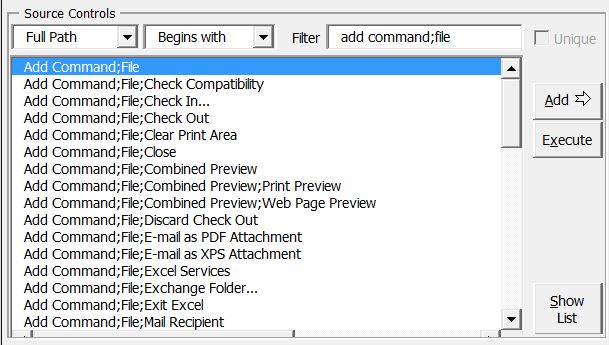source controls