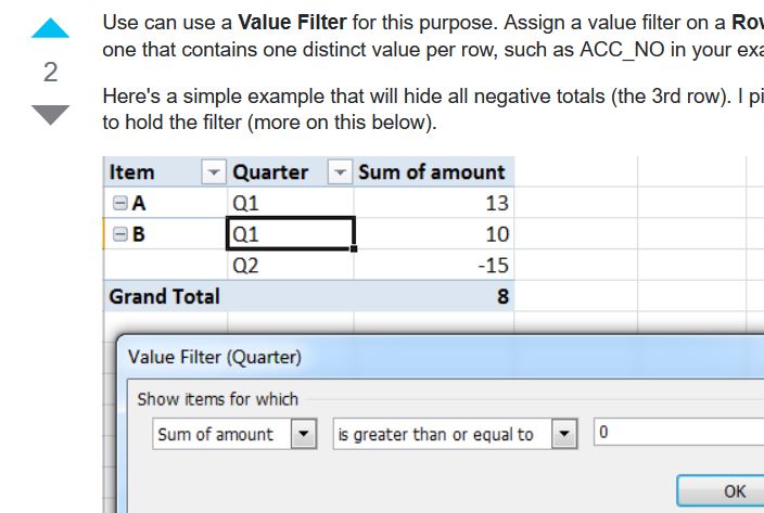 SuperUser Value Filter answer