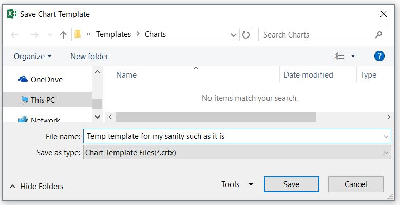 save as template dialog
