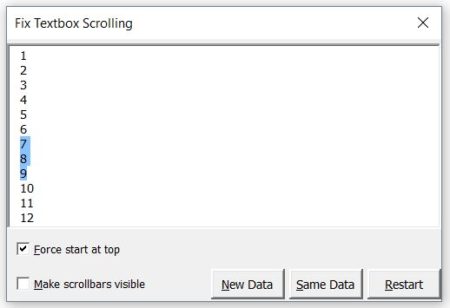 no scrollbar after fix