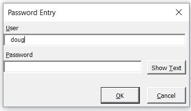 password form in action
